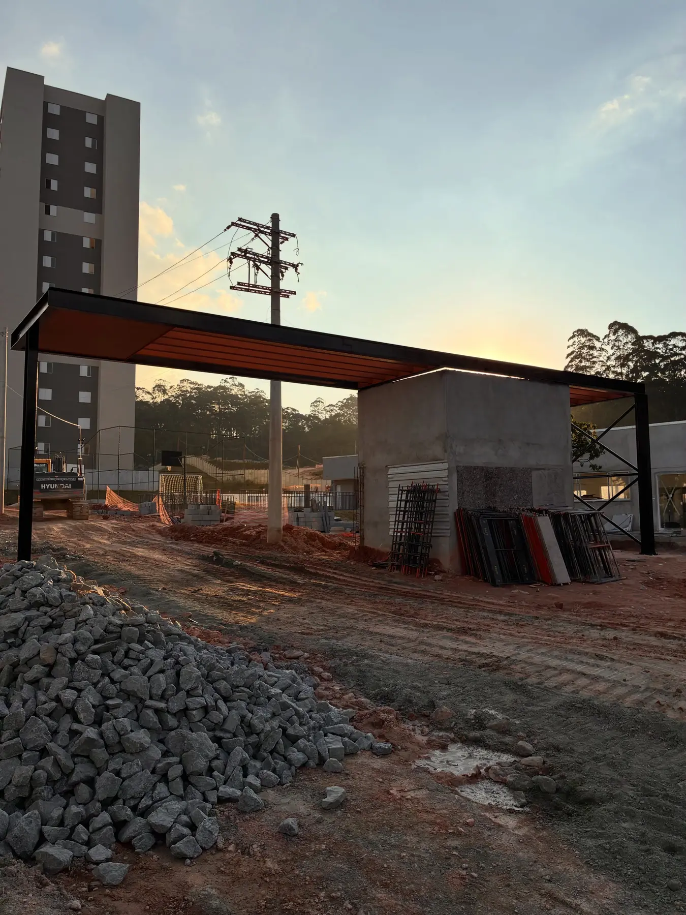 Cobertura e estrutura em execução — projeto GM SIGN
